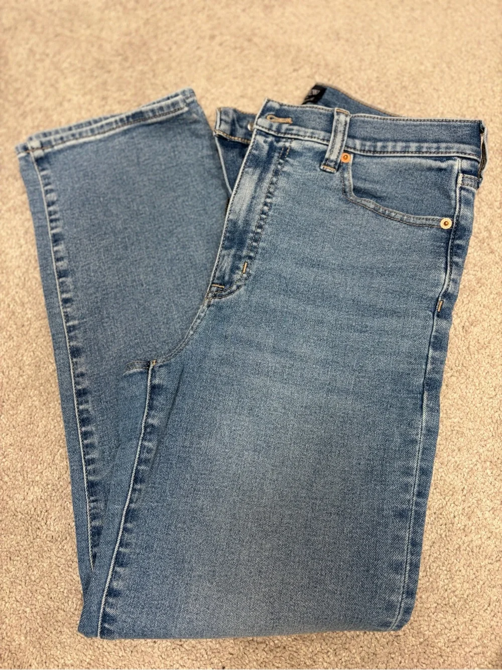 Bundles of 2: J.Crew Straight-Leg Jeans and For All 7 Mankind Set in Small sizes
